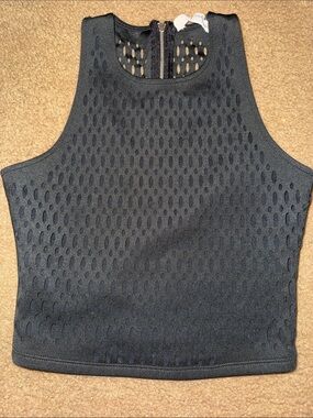 Abercrombie Fitch Crop Tank Top Black